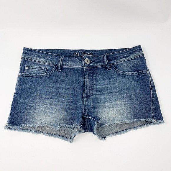 DL1961 Denim Jean Shorts Womens Size 26 Small Cut Off Lola - Picture 10 of 10